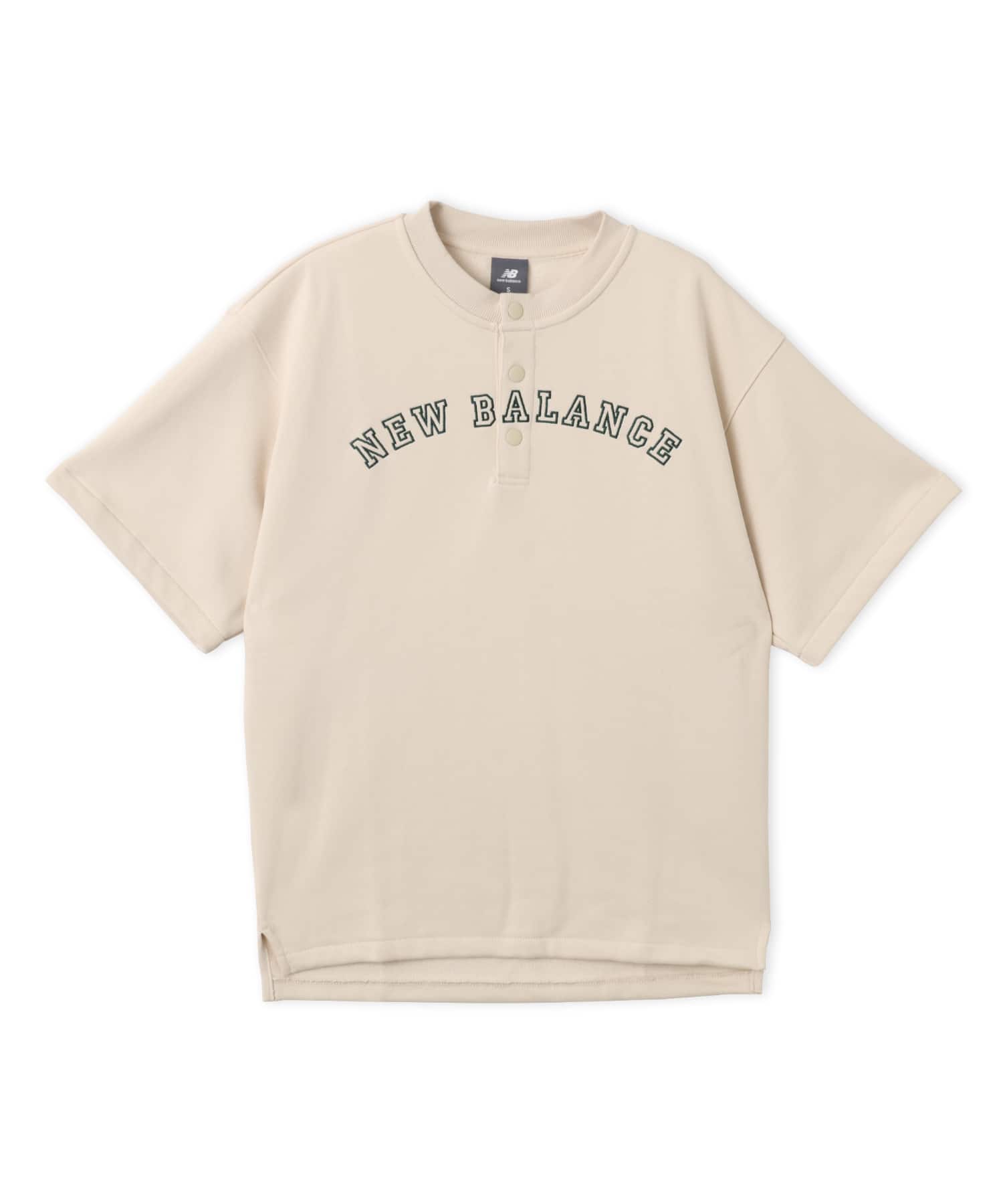 New Balance SHOHEI OHTANI SIGNATURE HENLEY NECK SHORT SLEEVE T-SHIRT リネンのメイン画像