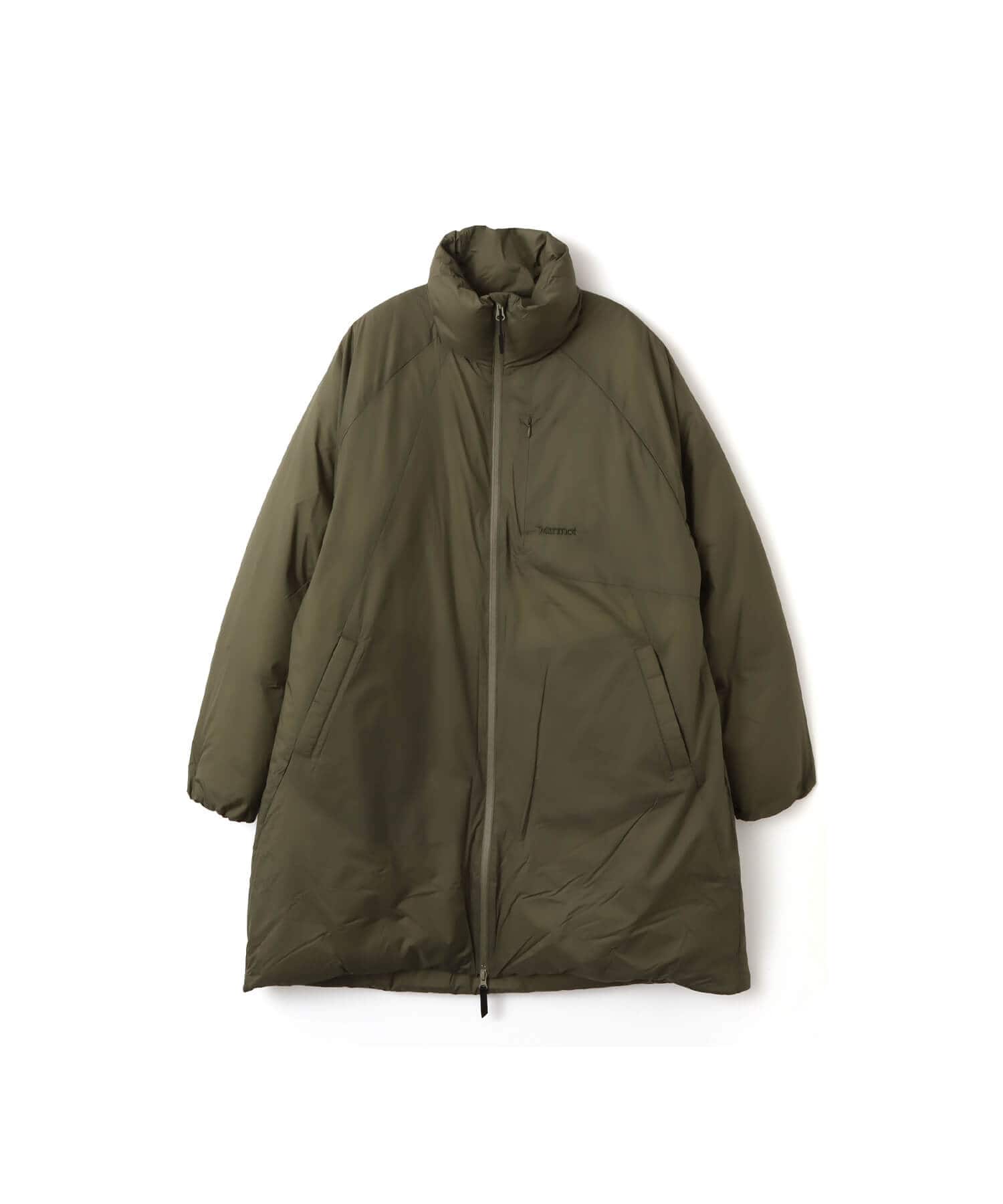 MARMOT 750FP Vertical Long Down Jacket KHAKIのメイン画像