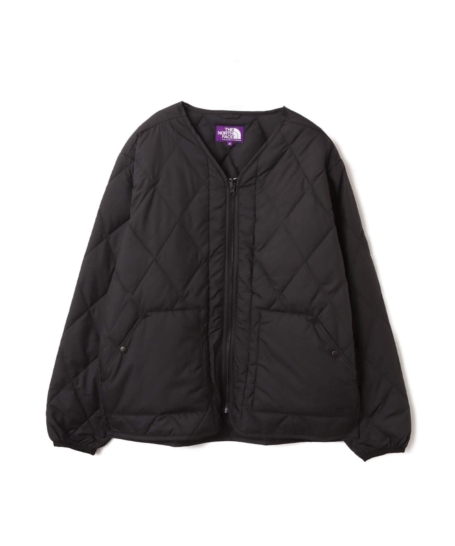 THE NORTH FACE PURPLE LABEL PERTEX QUANTUM PLAS Field Down Cardigan Blackのメイン画像