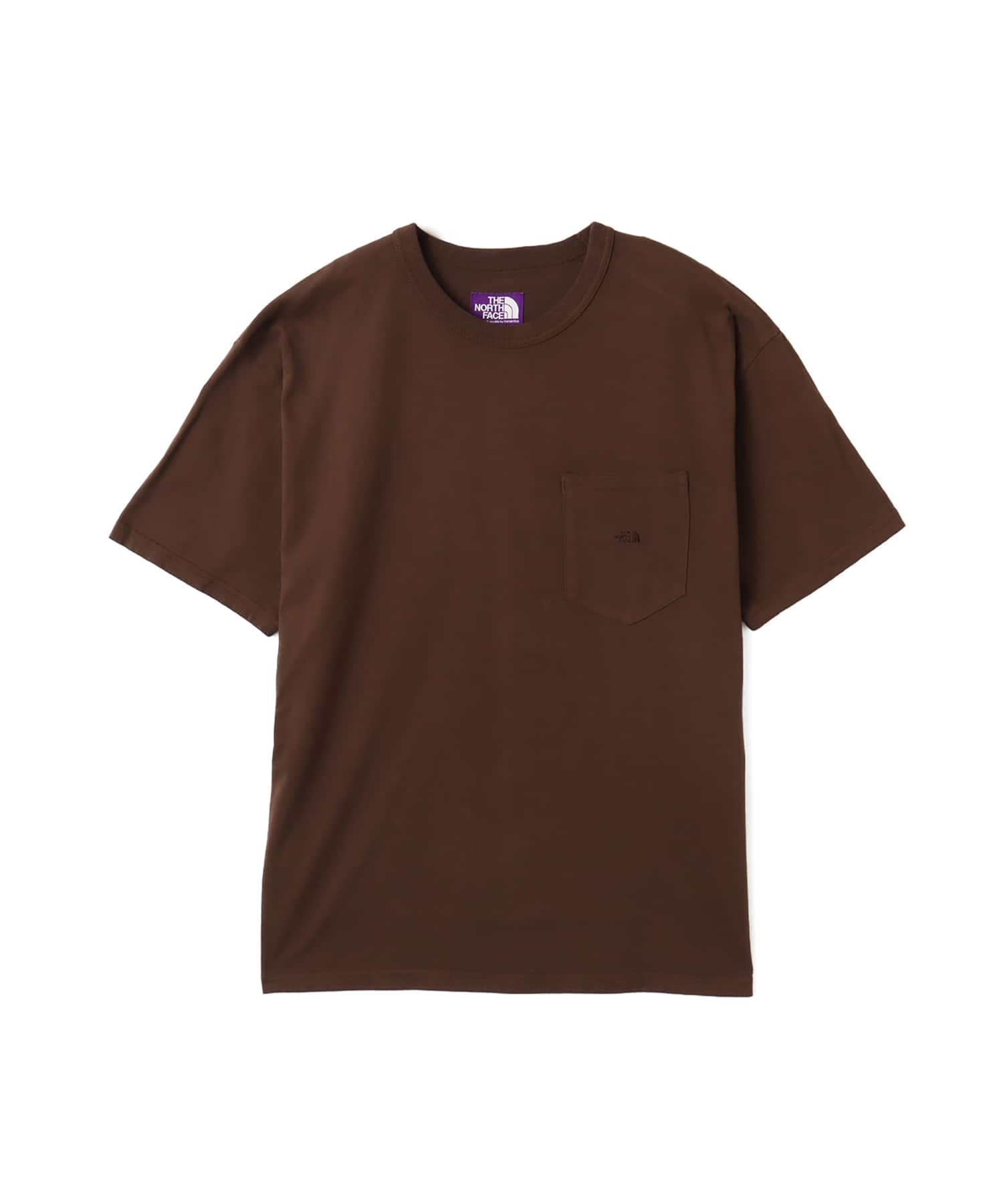 THE NORTH FACE PURPLE LABEL 8oz Field Pocket Tee Brownのメイン画像