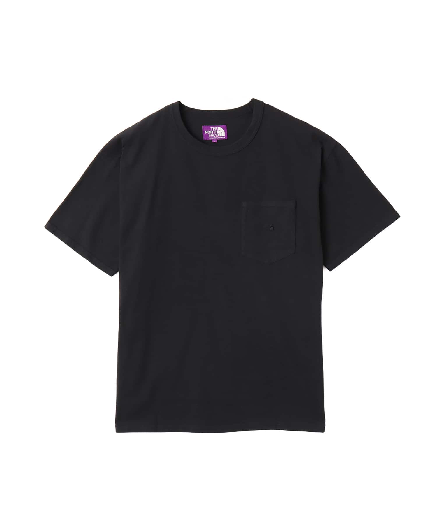 THE NORTH FACE PURPLE LABEL 8oz Field Pocket Tee Blackのメイン画像