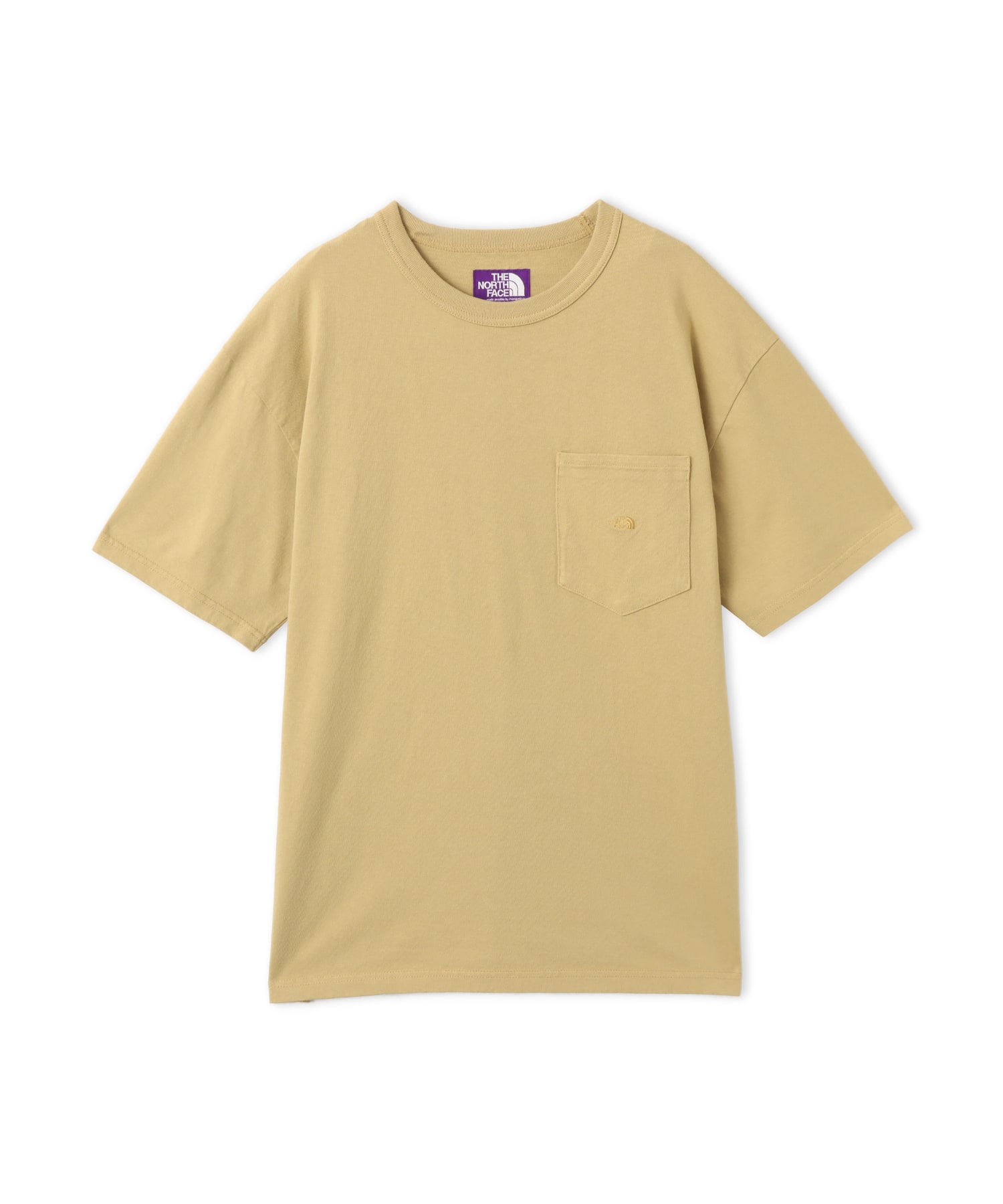 THE NORTH FACE PURPLE LABEL 8oz Field Pocket Tee Light Khakiのメイン画像