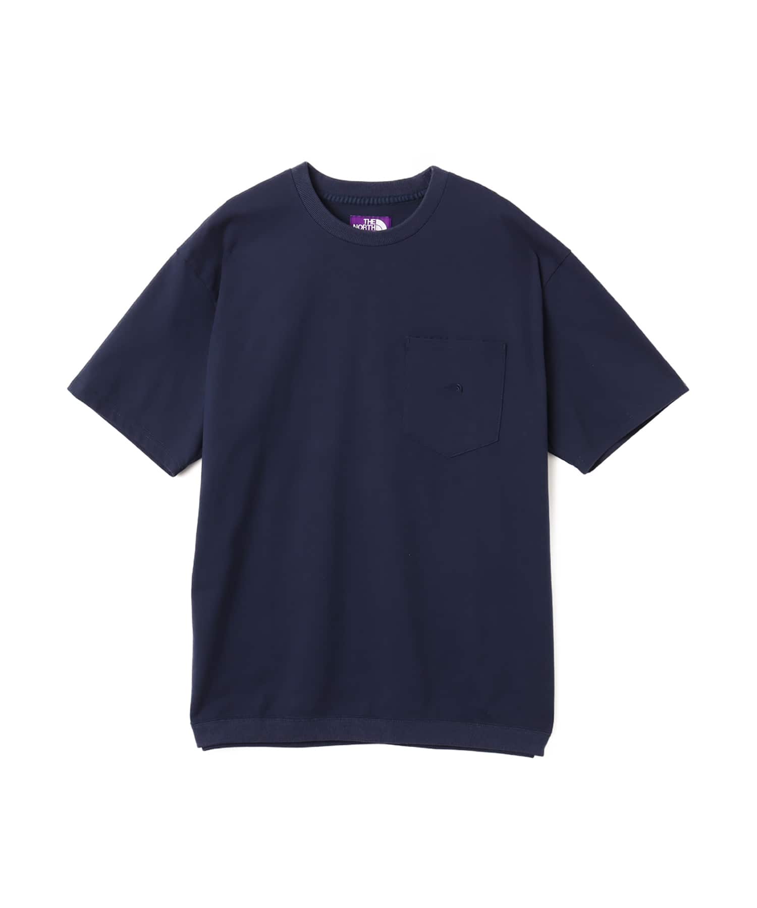 THE NORTH FACE PURPLE LABEL High Bulky Pocket Tee Midnight