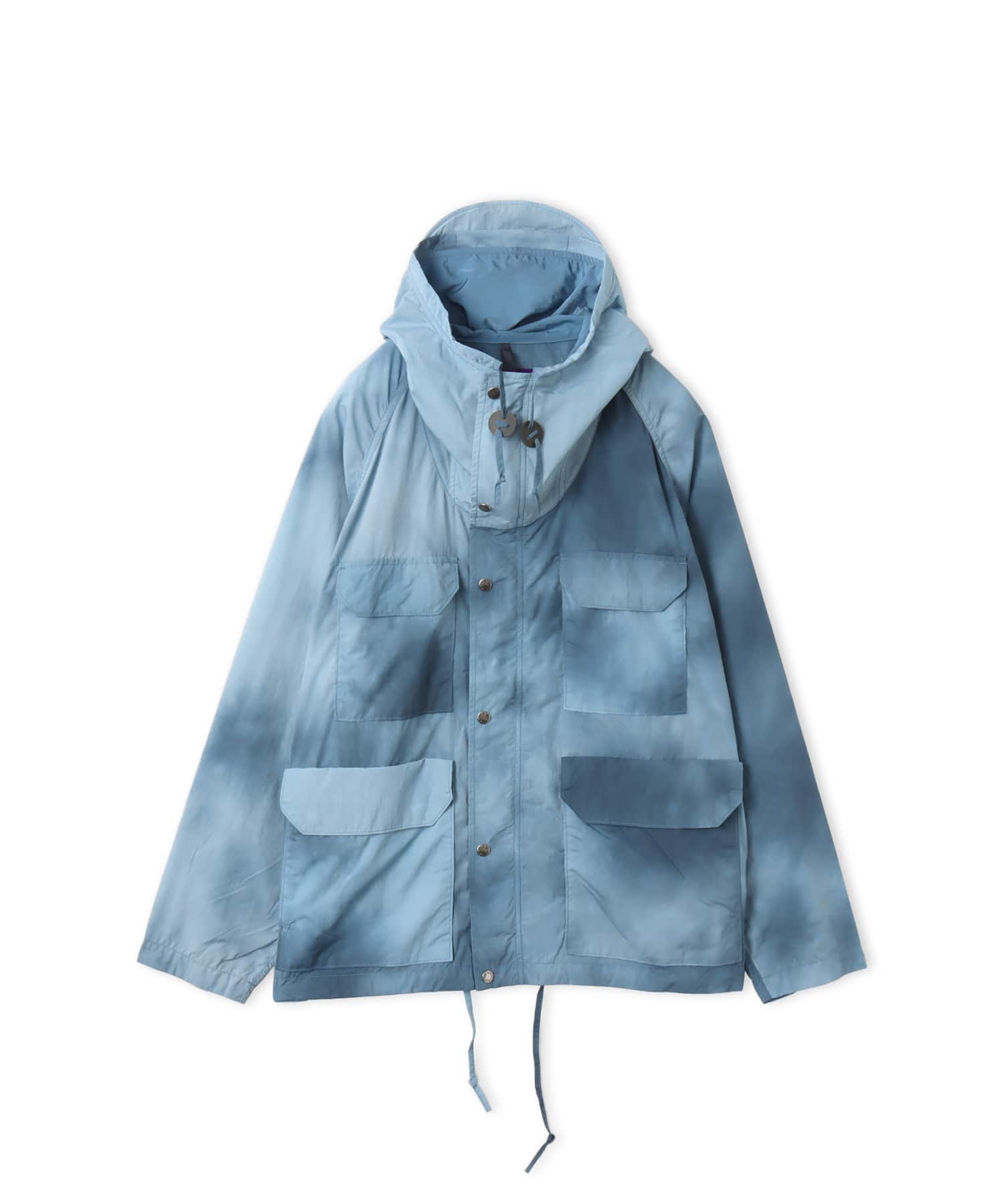 THE NORTH FACE PURPLE LABEL Uneven Dyed Field Mountain Parka Saxのメイン画像