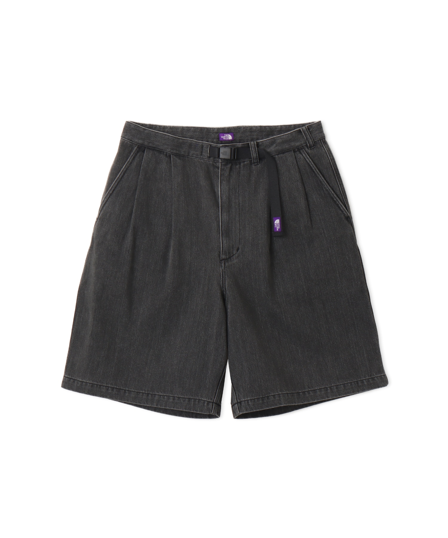THE NORTH FACE PURPLE LABEL Denim Tuck Field Shorts Grayのメイン画像