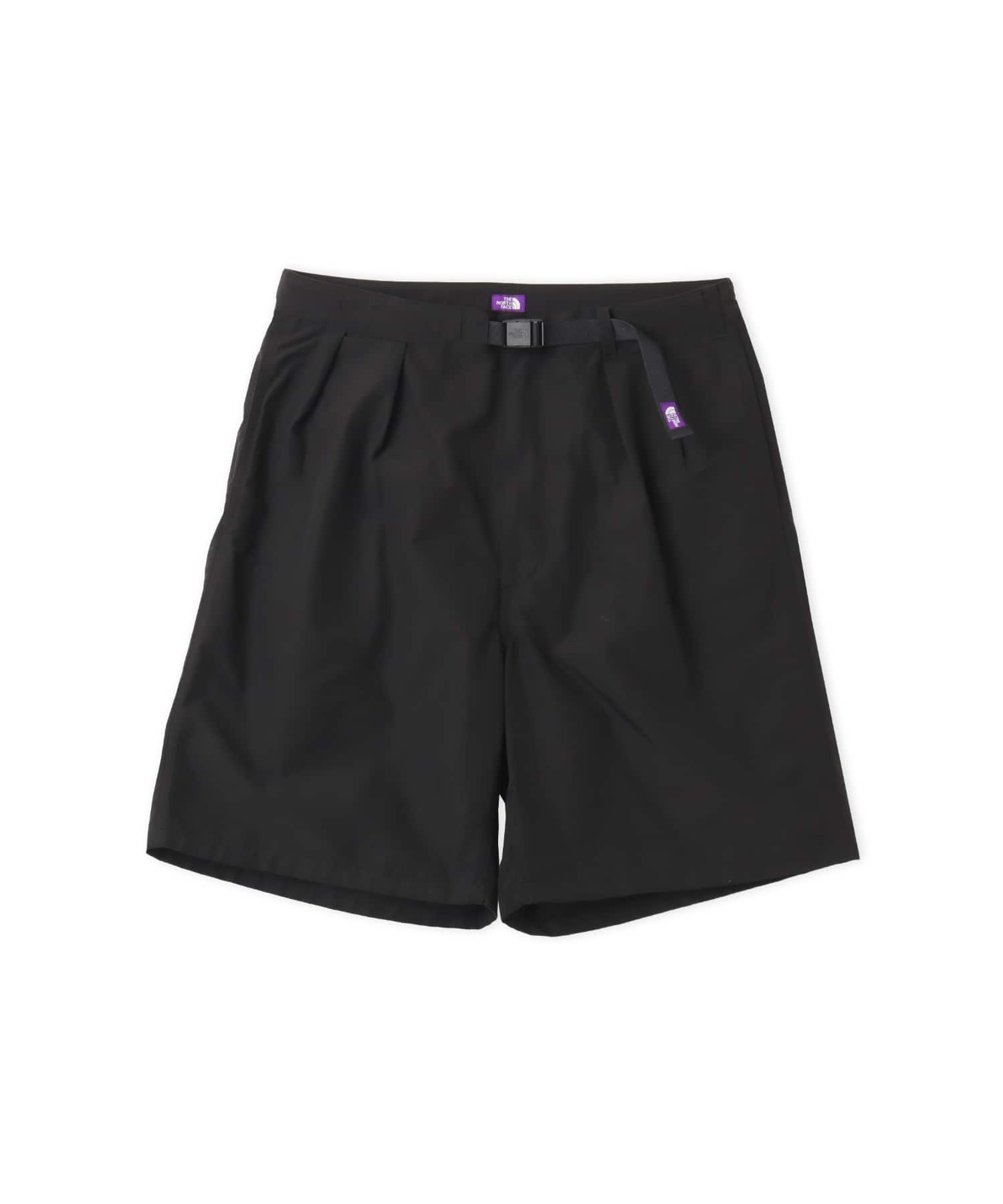 THE NORTH FACE PURPLE LABEL Double Peak Tuck Field Shorts Blackのメイン画像