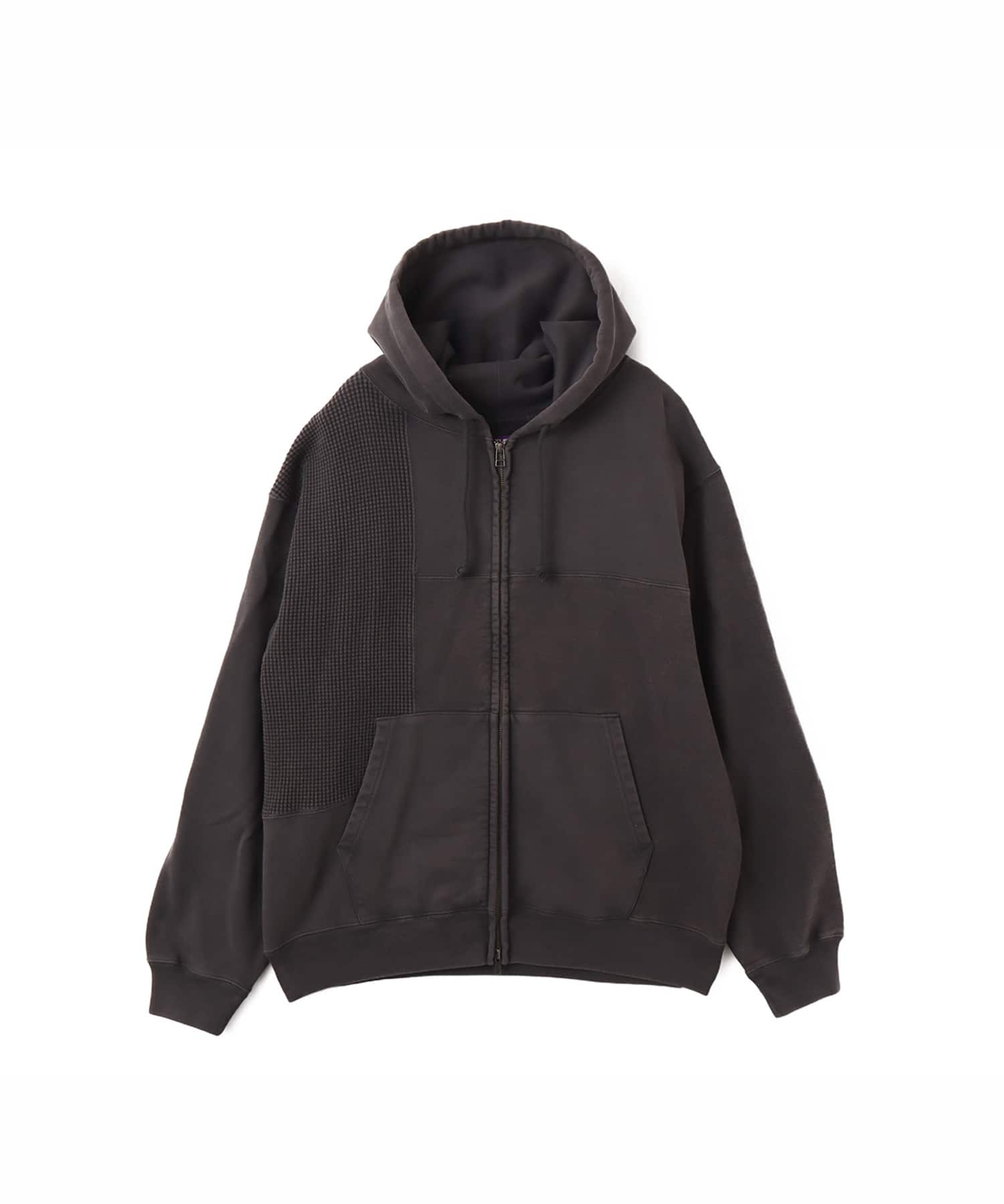 THE NORTH FACE PURPLE LABEL Field Patchworked Zip Up Parka Asphalt Grayのメイン画像