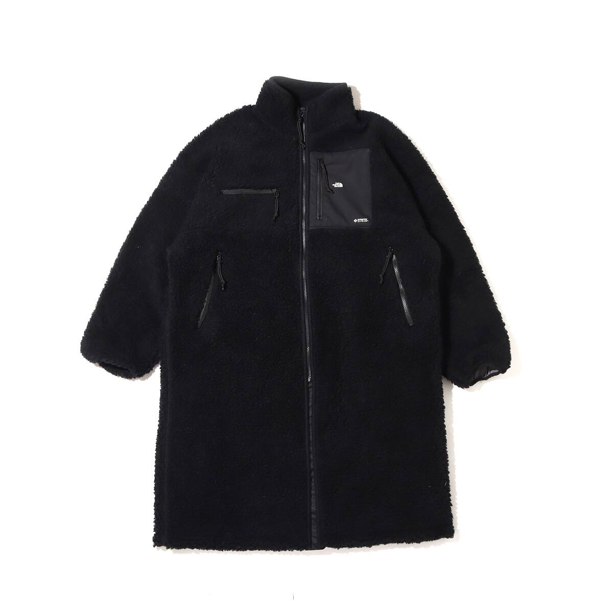 THE NORTH FACE PURPLE LABEL Wool Boa Fleece Field Coat Black 22FW-I