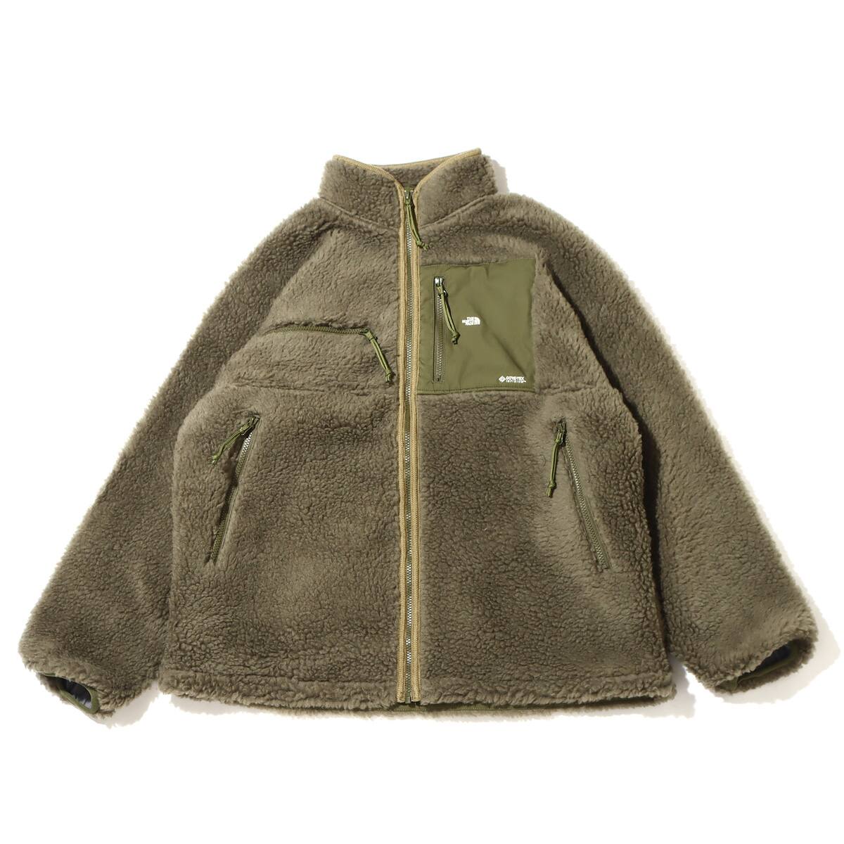 THE NORTH FACE PURPLE LABEL Wool Boa Fleece Field Jacket Olive FW I
