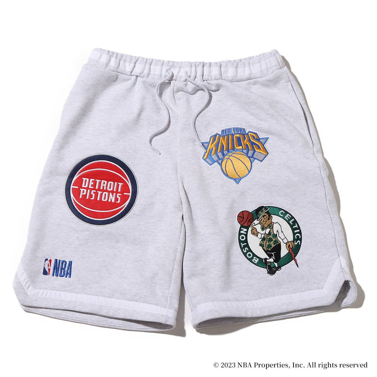 TOKYO 23 NBA Team Logo Patch Short Pants ASH GRAY 23SS-S