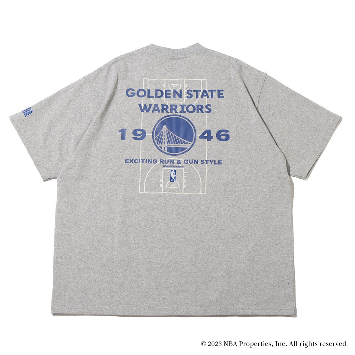 TOKYO 23 NBA Team Logo T-Shirt GRAY x WORRIORS 23SS-S
