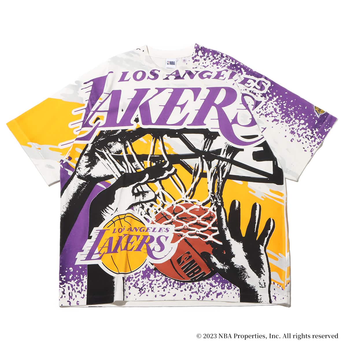 TOKYO23 NBA Over print T-shirts LAKERS 23FW-S_photo_large