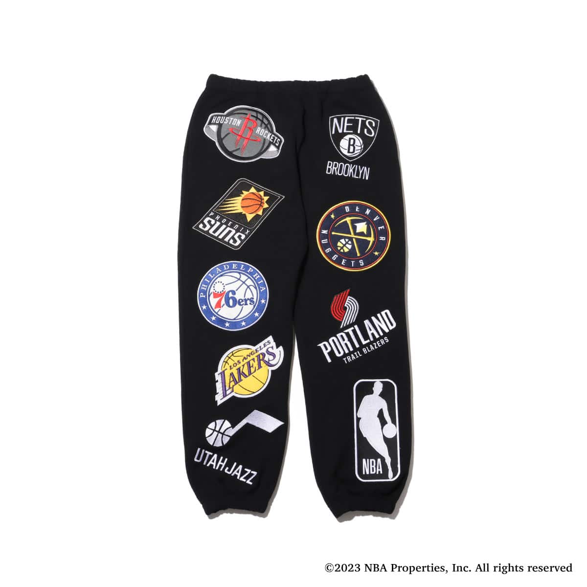 NBA Wappen Sweat Pants BLACK 23FW-S
