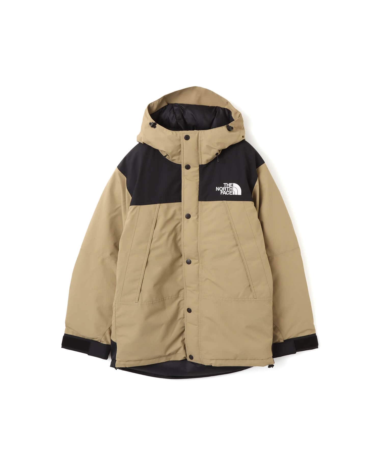 THE NORTH FACE Mountain Down Jacket ブラックxクラシックカーキのメイン画像