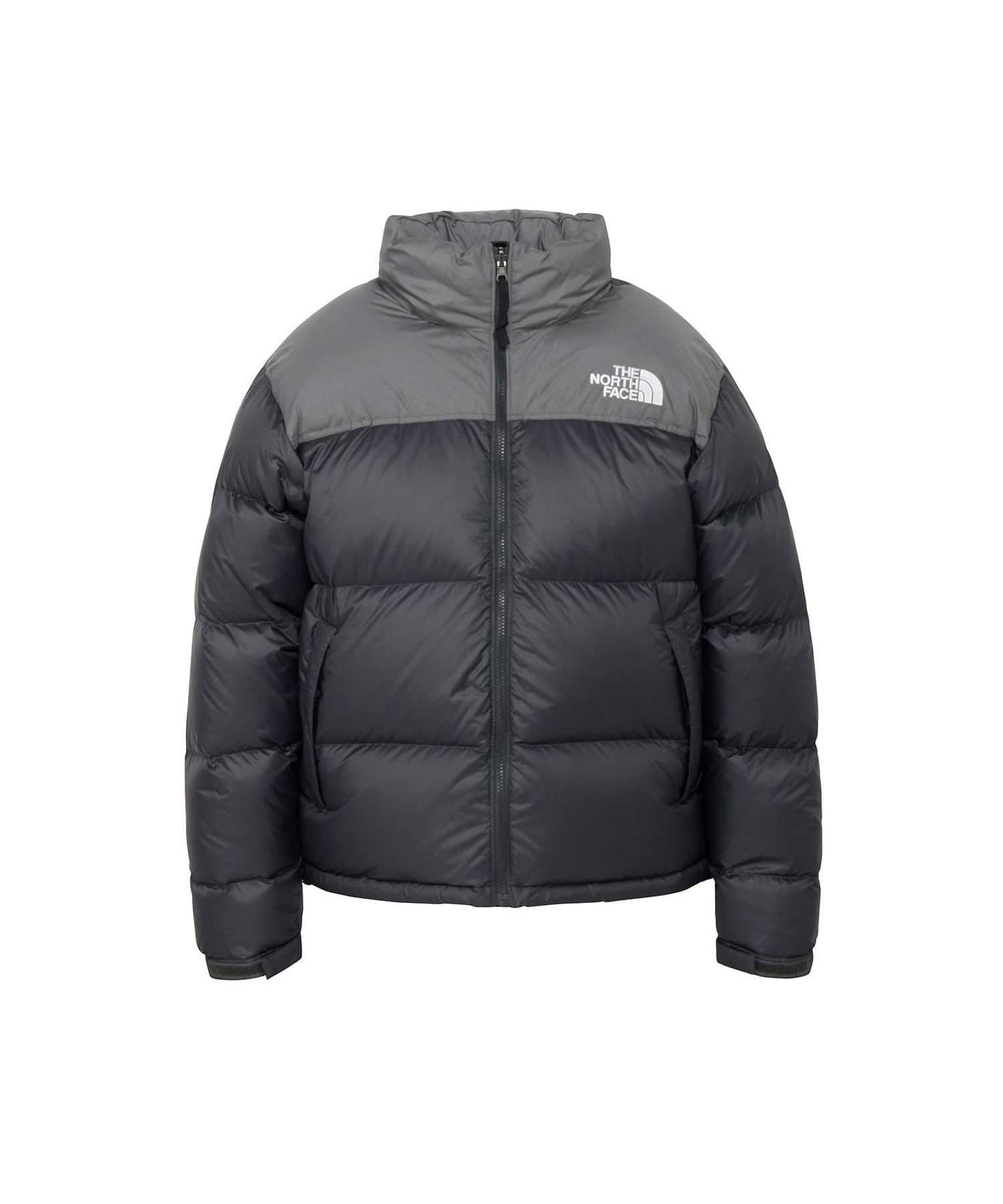 THE NORTH FACE Nuptse Jacket ヒューズボックスグレーxアスファルトグレーのメイン画像