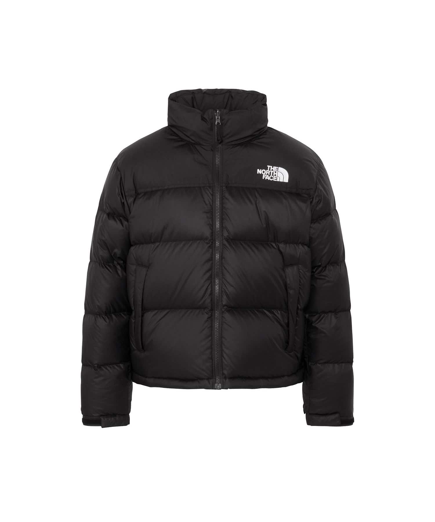 THE NORTH FACE Womens Short Nuptse Jacket ブラックのメイン画像