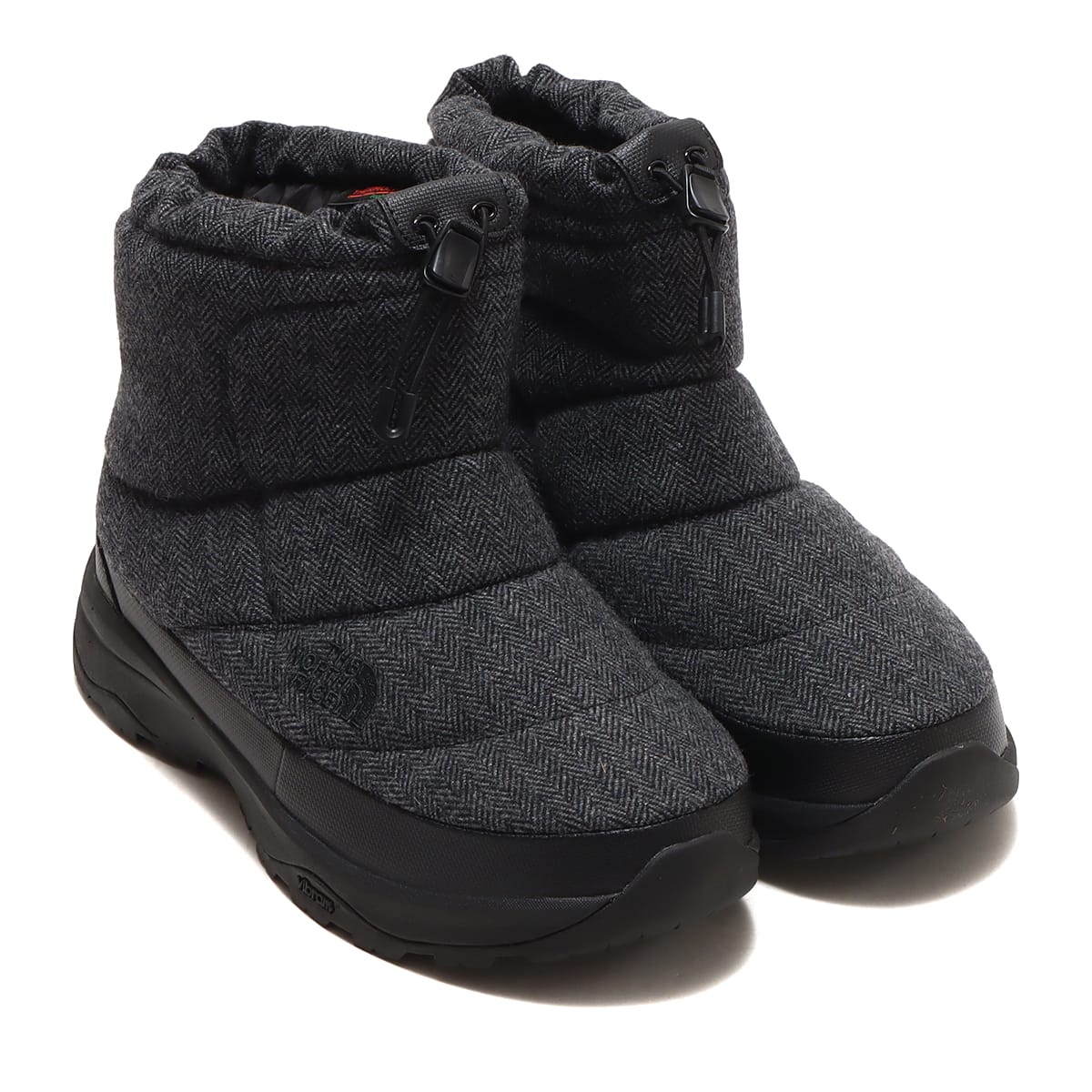 THE NORTH FACE NUPTSE BOOTIE WP VII SHORT ウールブラック×TNFブラック