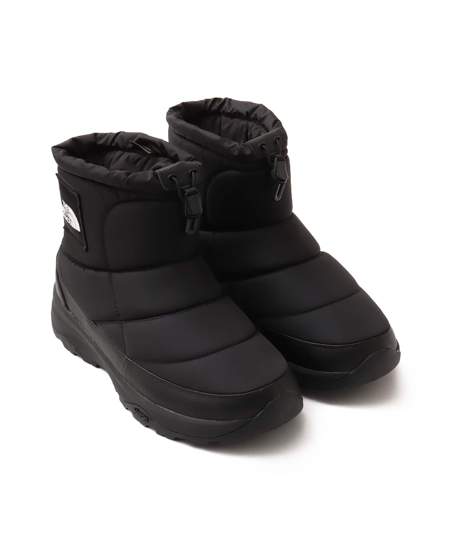 THE NORTH FACE Nuptse Bootie WP Logo Short TNFブラックxTNFホワイトのメイン画像