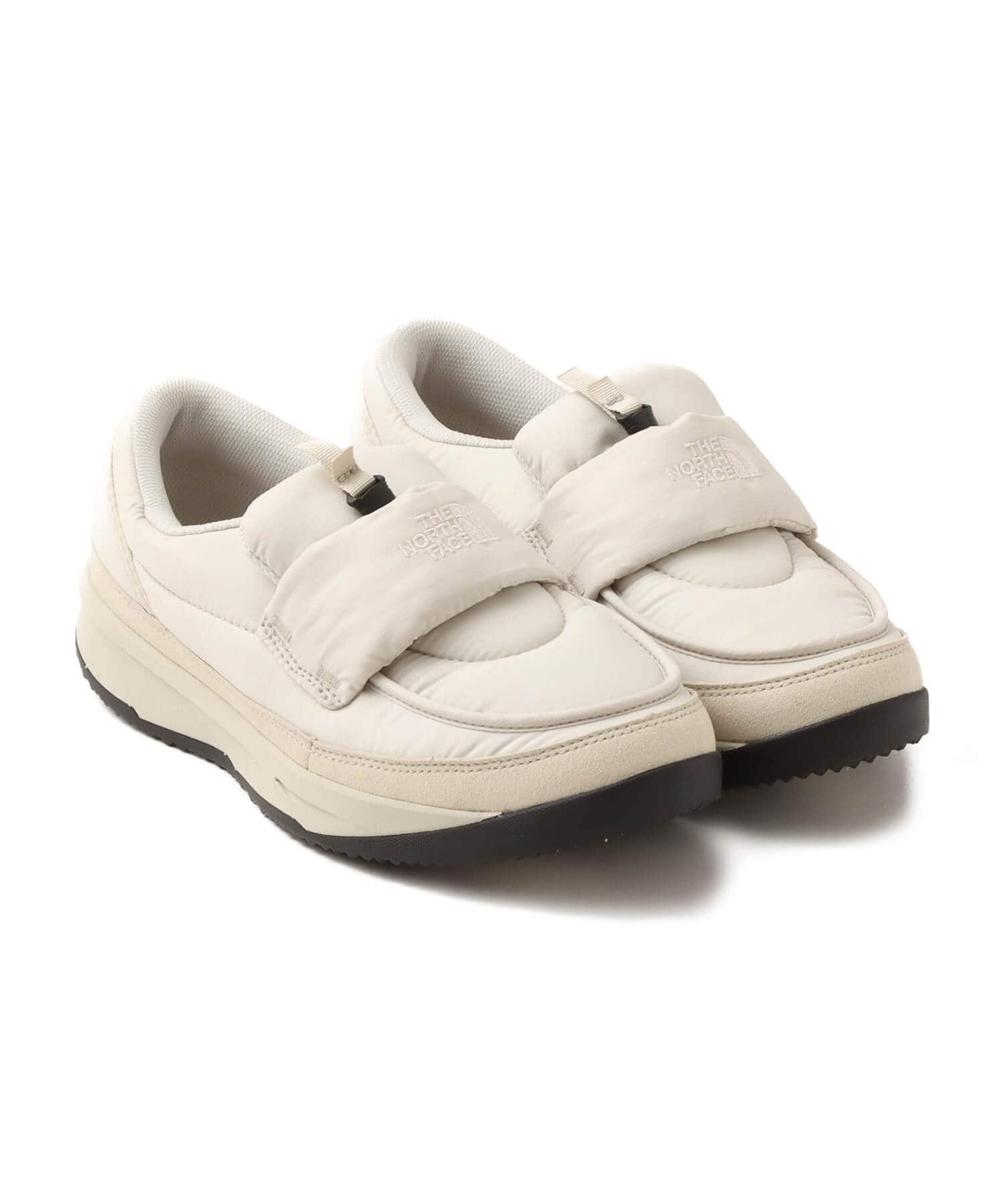 THE NORTH FACE Nuptse Loafer ビンテージホワイトxTNFブラックのメイン画像