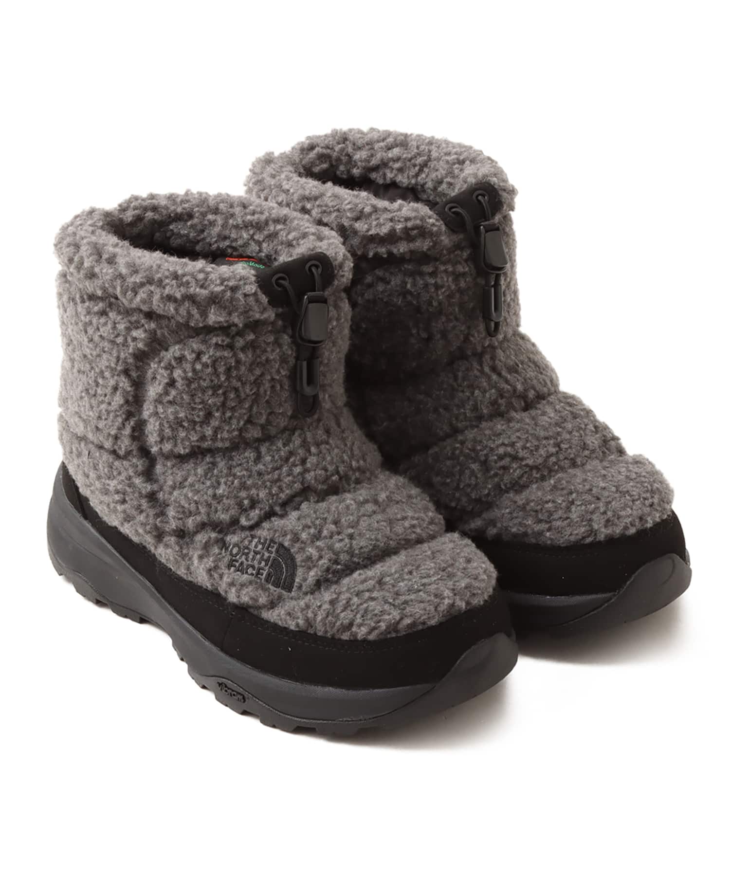 THE NORTH FACE Nuptse Bootie Short Fleece ミックスチャコールxミックスチャコールのメイン画像