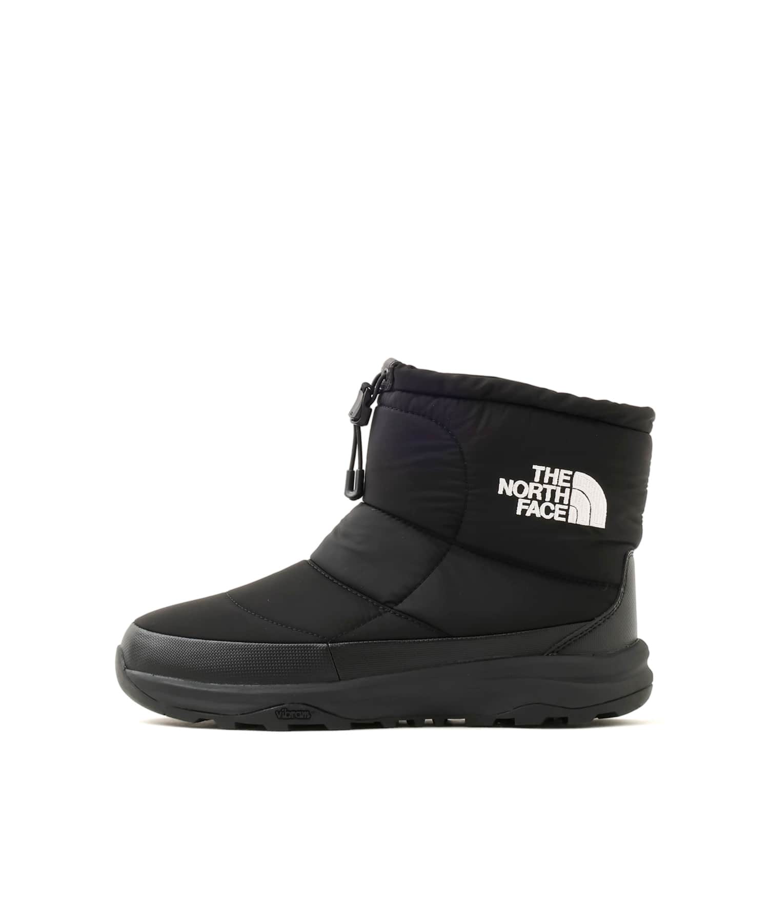 THE NORTH FACE NUPTSE BOOTIE LOGO SHORT WP ARCTIC GRIP TNFブラックのメイン画像