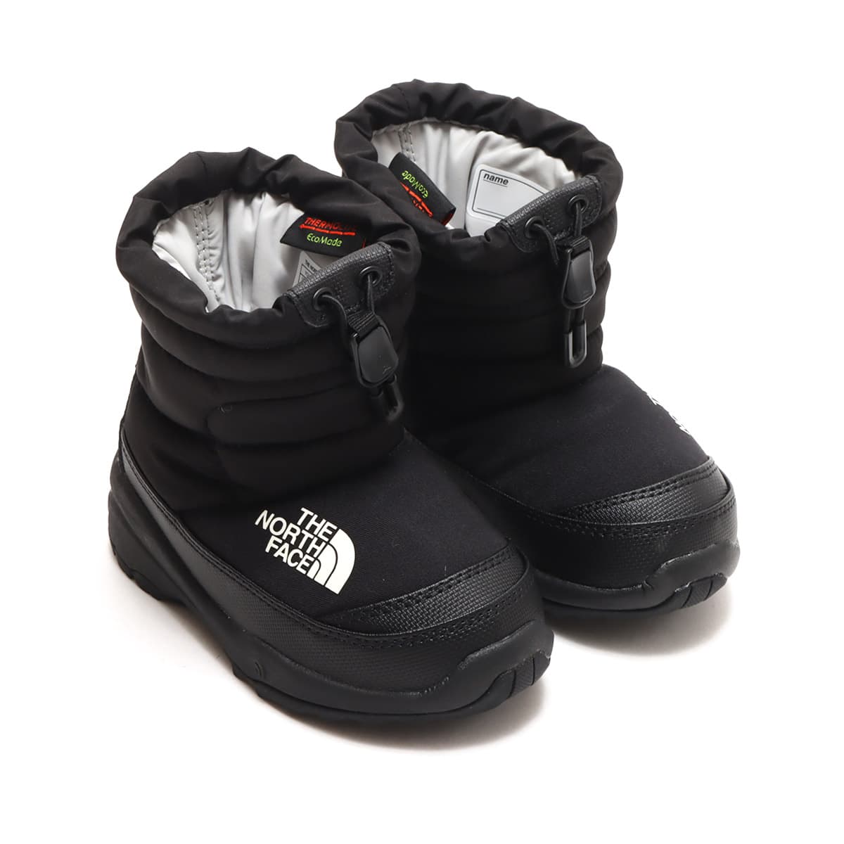 THE NORTH FACE KIDS NUPTSE BOOTIE VI ブラックxホワイト 21FW-I_photo_large