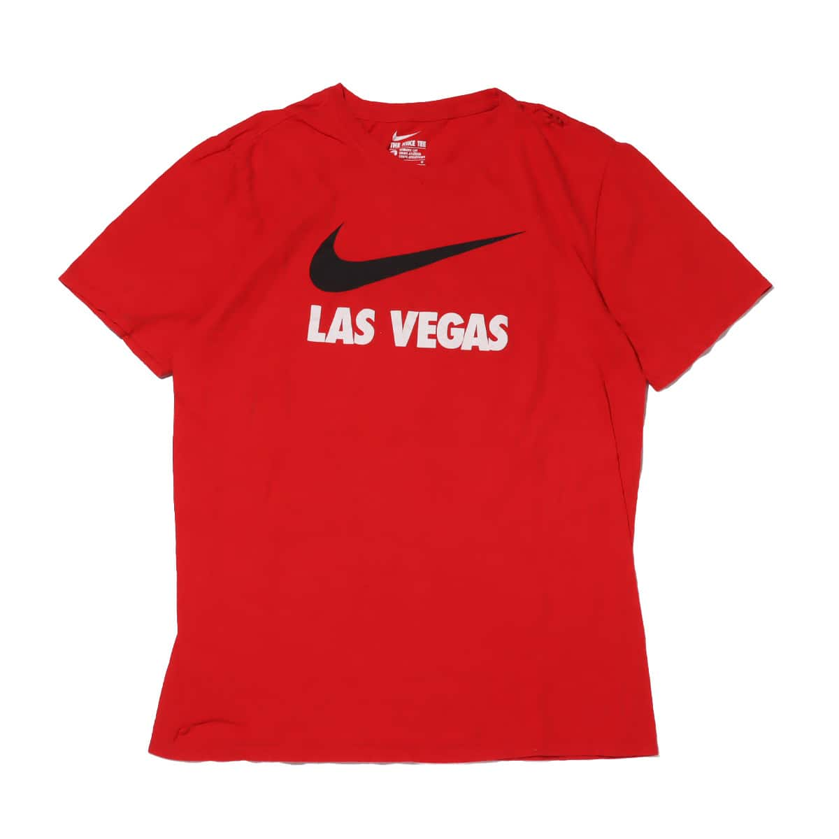 NIKE LAS VEGAS TEE (USED) RED 20HO-I