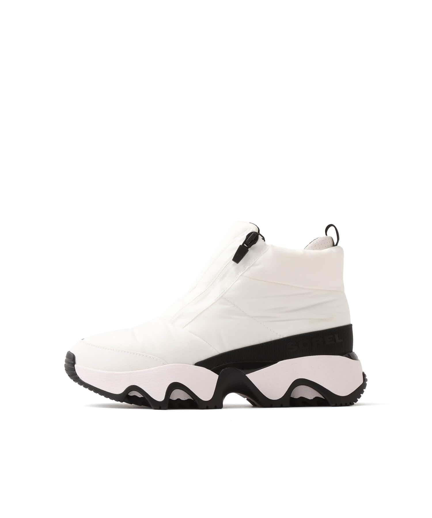 SOREL KINETIC IMPACT PUFFY ZIP WP Sea Salt Blackのメイン画像