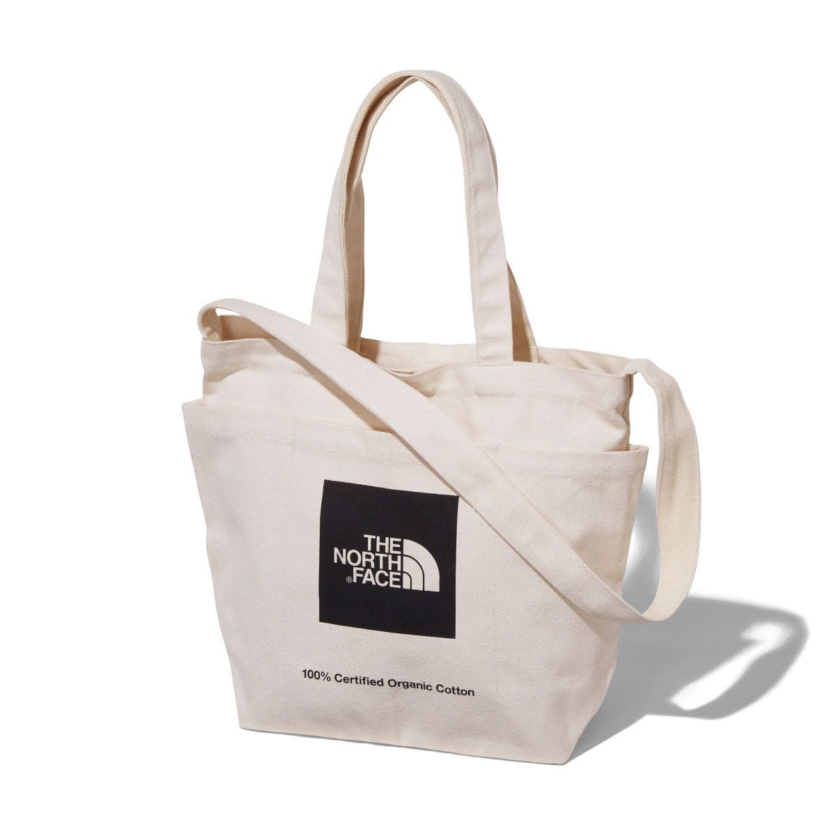 THE NORTH FACE UTILITY TOTE NATURAL/BLACK 21FW-I