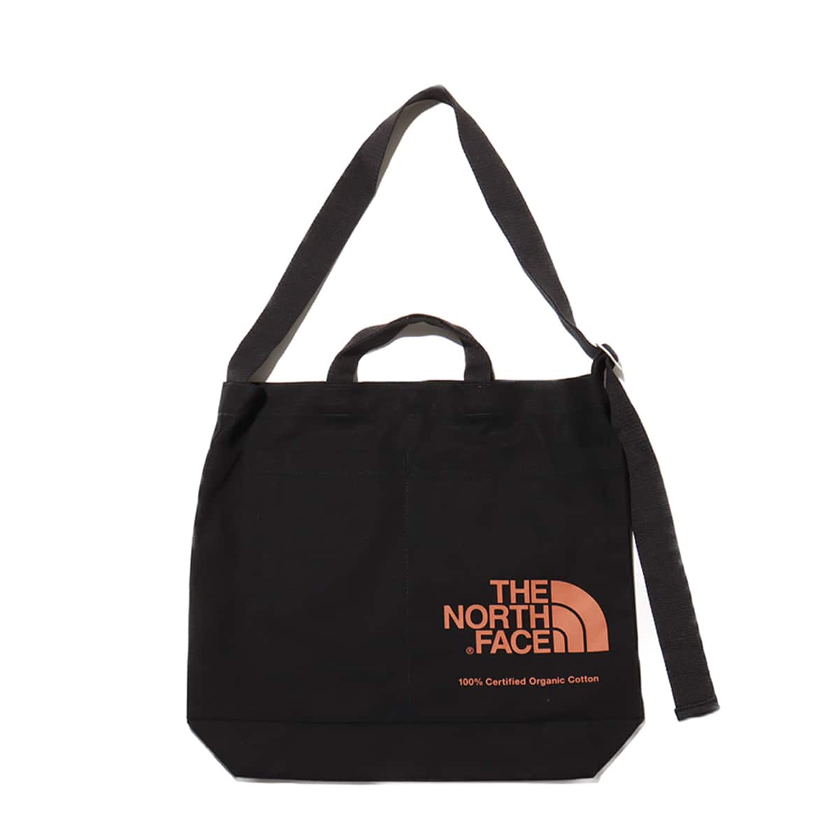 【高品質】 THE NORTH ブラックxシナモン Shoulder Cotton Organic FACE カリマー