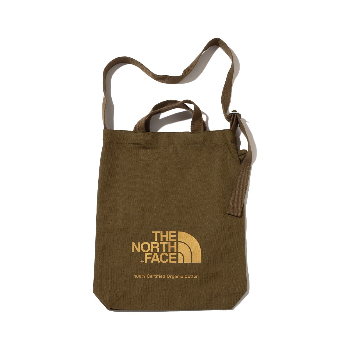 THE NORTH FACE K ORGANIC COTTON TOTE ミリタリーオリーブxハニー