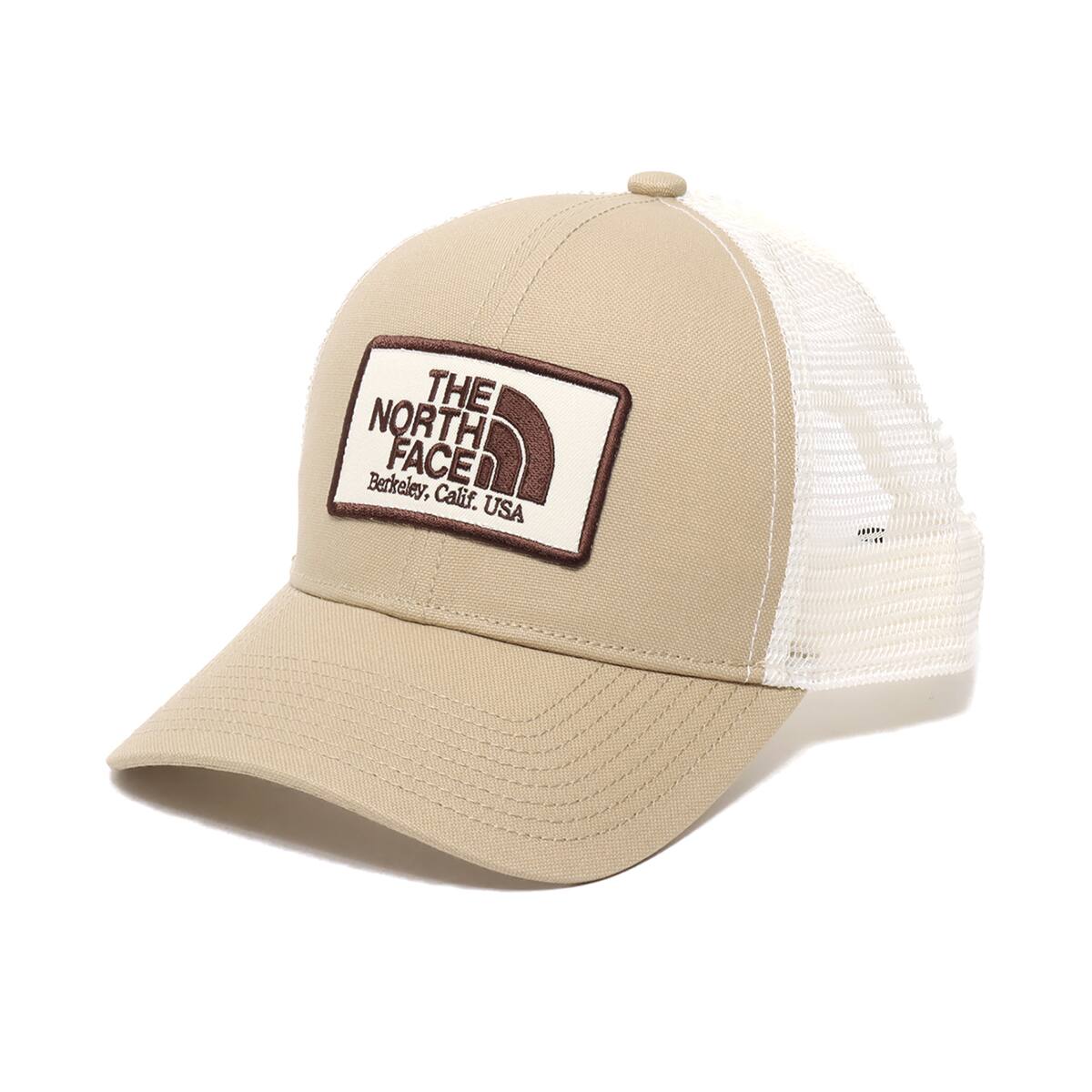 The North Face Trucker Mesh Cap Twill Beige 21ss I