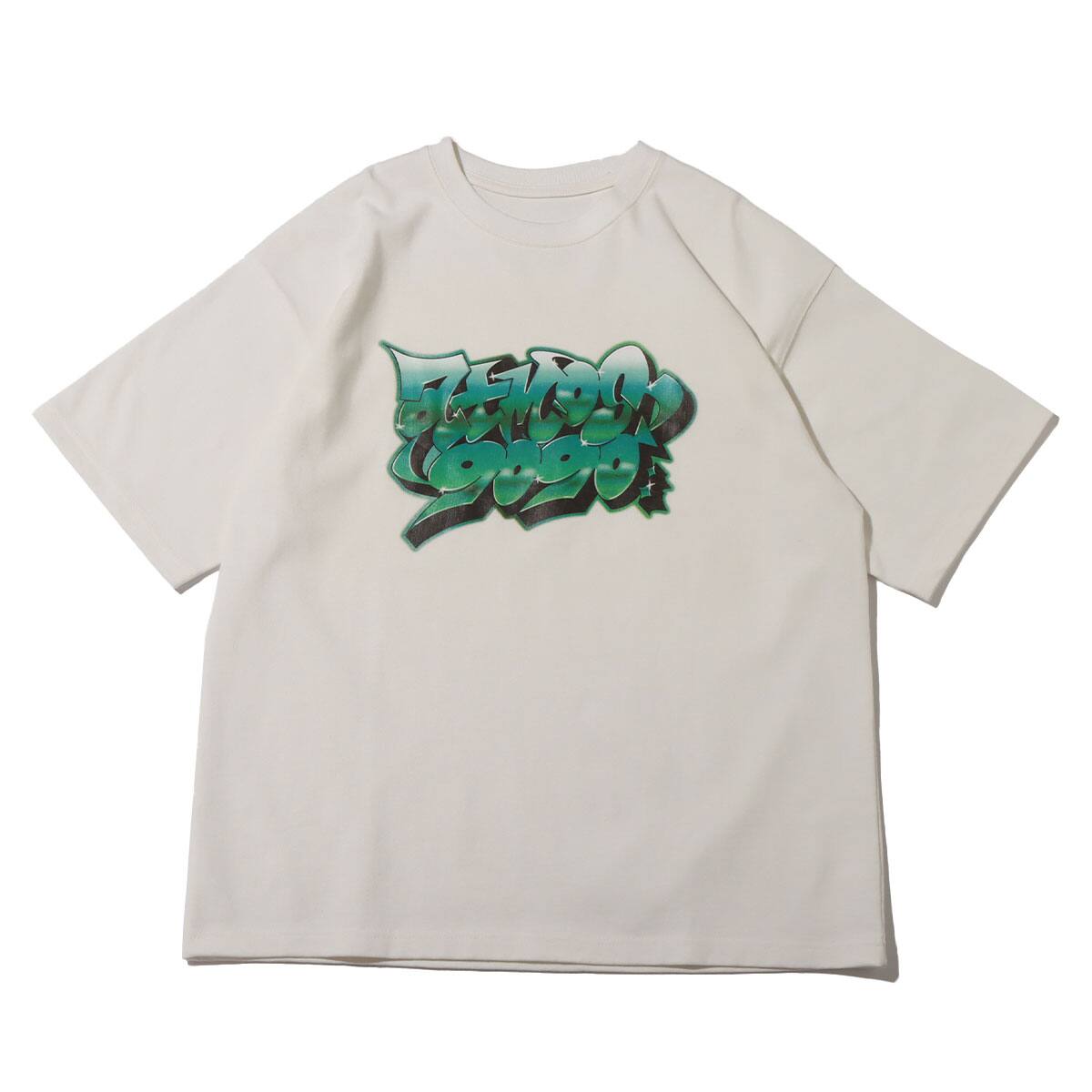 9090 x atmos Graffiti Tee WHITEのメイン画像
