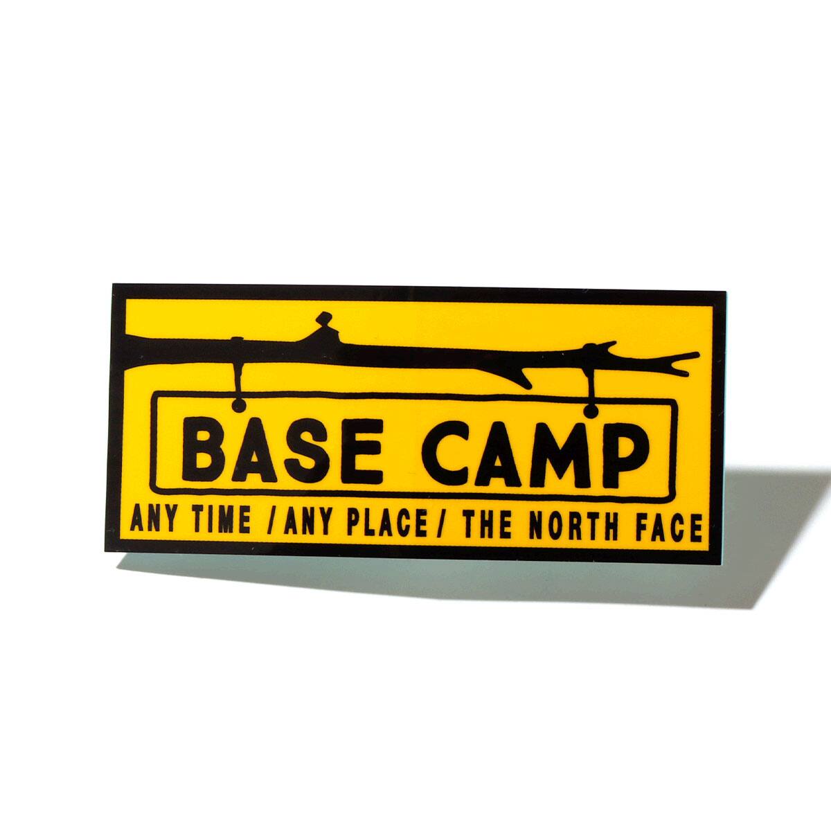 THE NORTH FACE TNF PRINT STICKER ベースキャンプ 22SS-Iのメイン画像