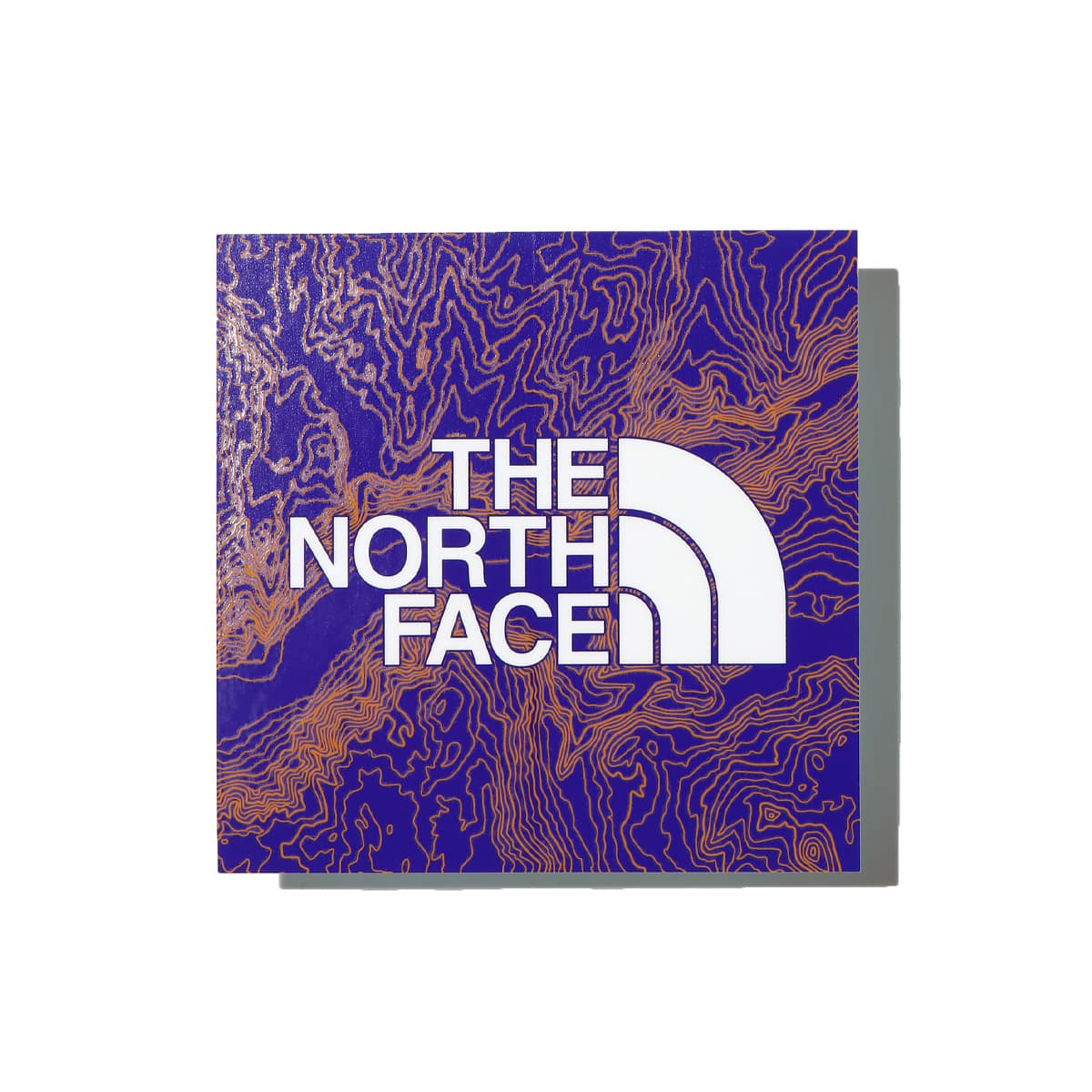 THE NORTH FACE TNF PRINT STICKER コンターライン のメイン画像