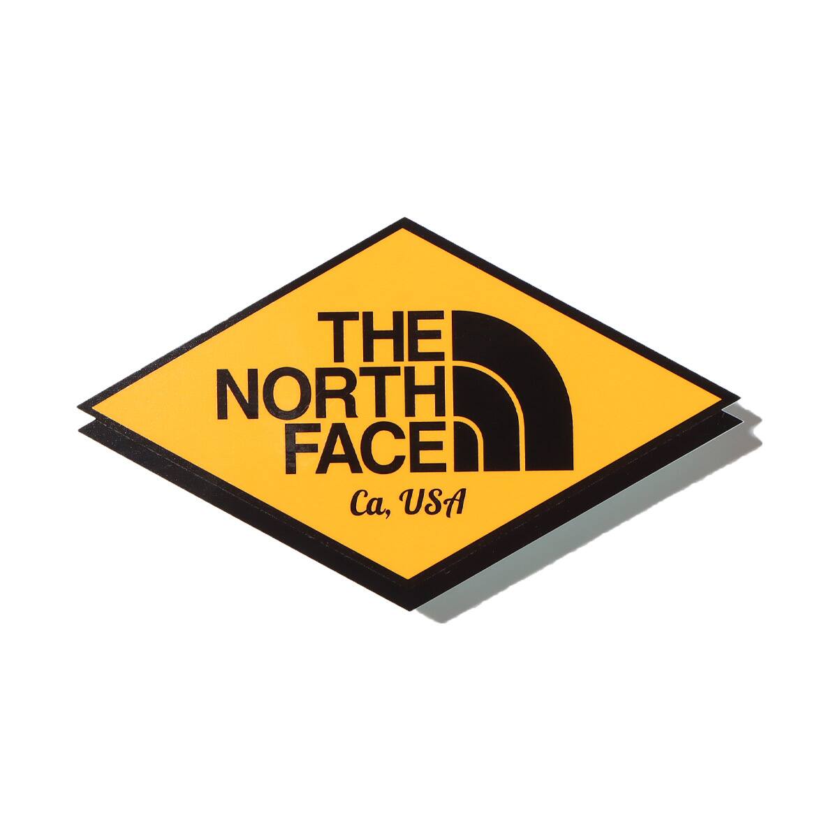 THE NORTH FACE TNF PRINT STICKER コーションイエロー のメイン画像