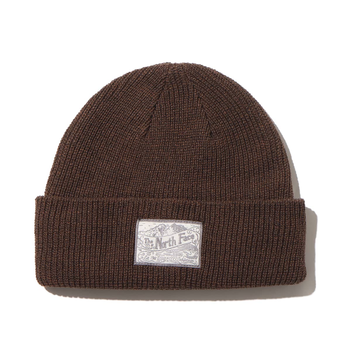 THE NORTH FACE STITCHWORK BEANIE Sブラウン 23FW-Iのメイン画像