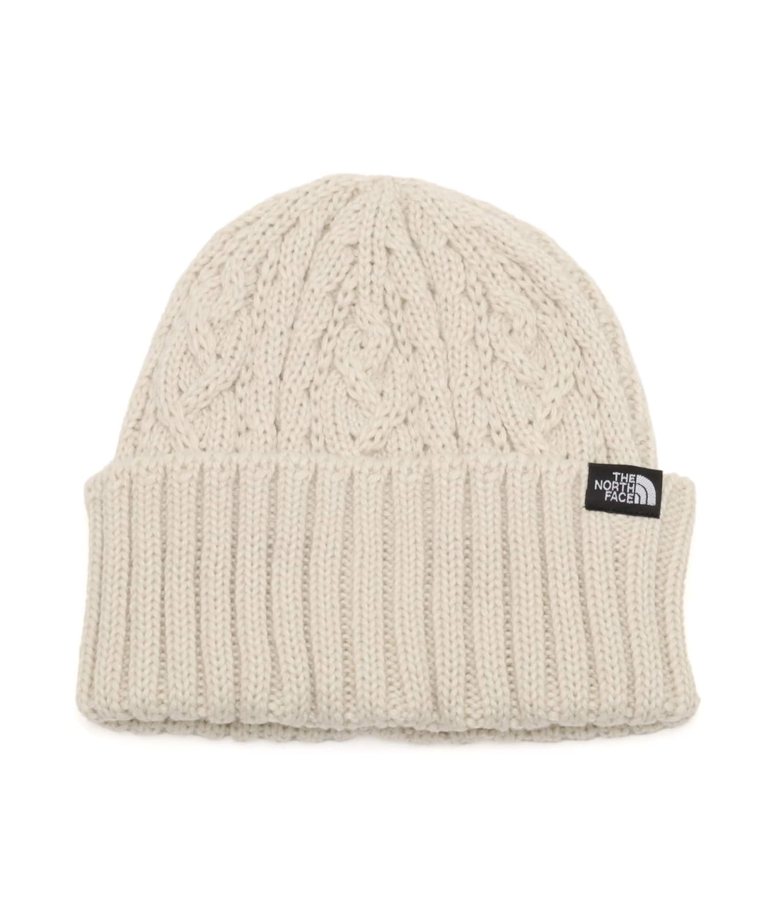 THE NORTH FACE CABLE BEANIE Fアイボリーのメイン画像