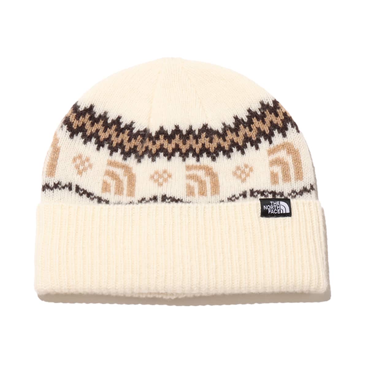 THE NORTH FACE Half Dome Nordic Wool Beanie オフホワイト のメイン画像