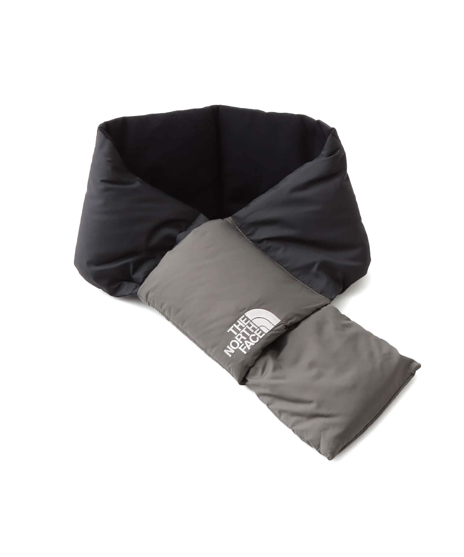 THE NORTH FACE Nuptse Muffler ヒューズボックスグレーxアスファルトグレーのメイン画像
