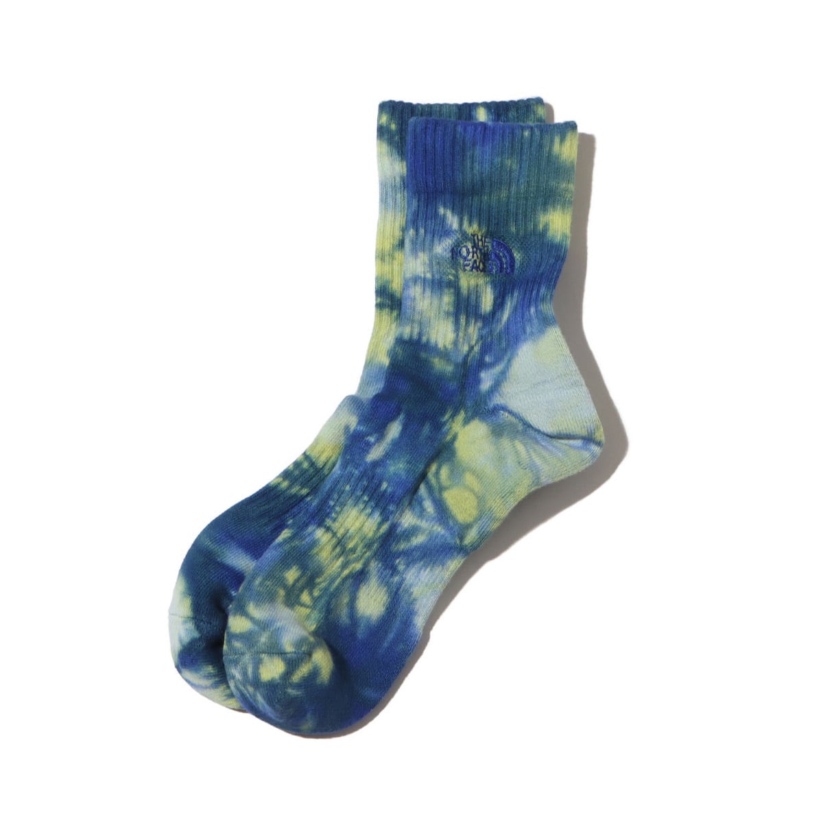 THE NORTH FACE TIE DYE CREW スーパーソニックブルー×サミットゴールド 23SS-Iのメイン画像