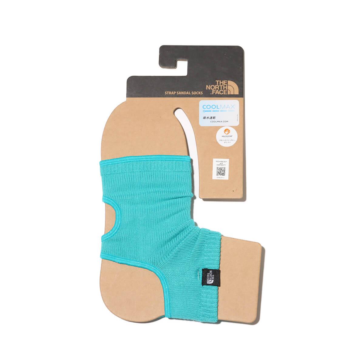 THE NORTH FACE TNF Strap Sandal Socks ガイザーアクア 24SS-Iのメイン画像