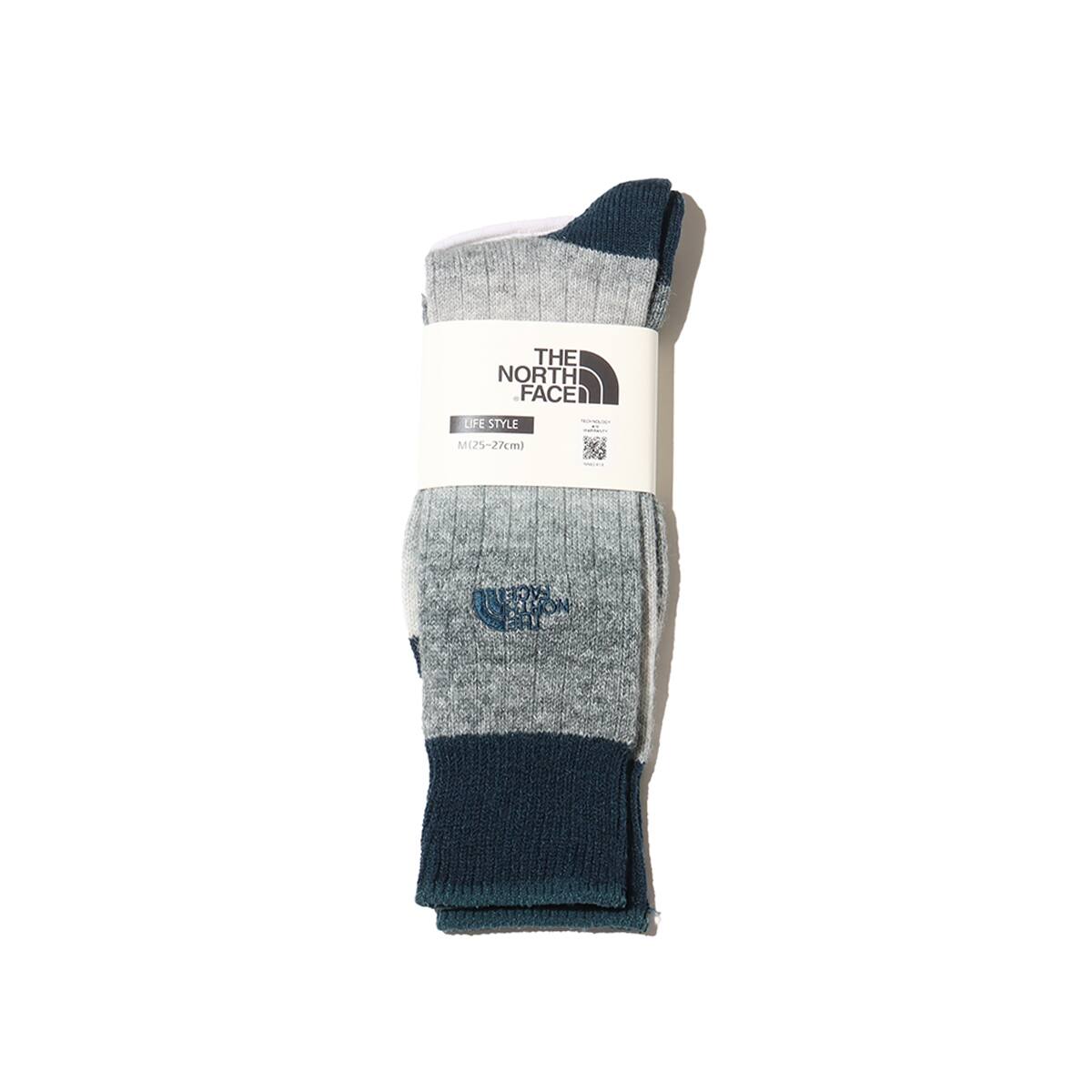THE NORTH FACE Fade Wool Crew TNFブラック×ミッドナイト THE NORTH FACE Fade Wool Crew TNFブラック×ミッドナイト