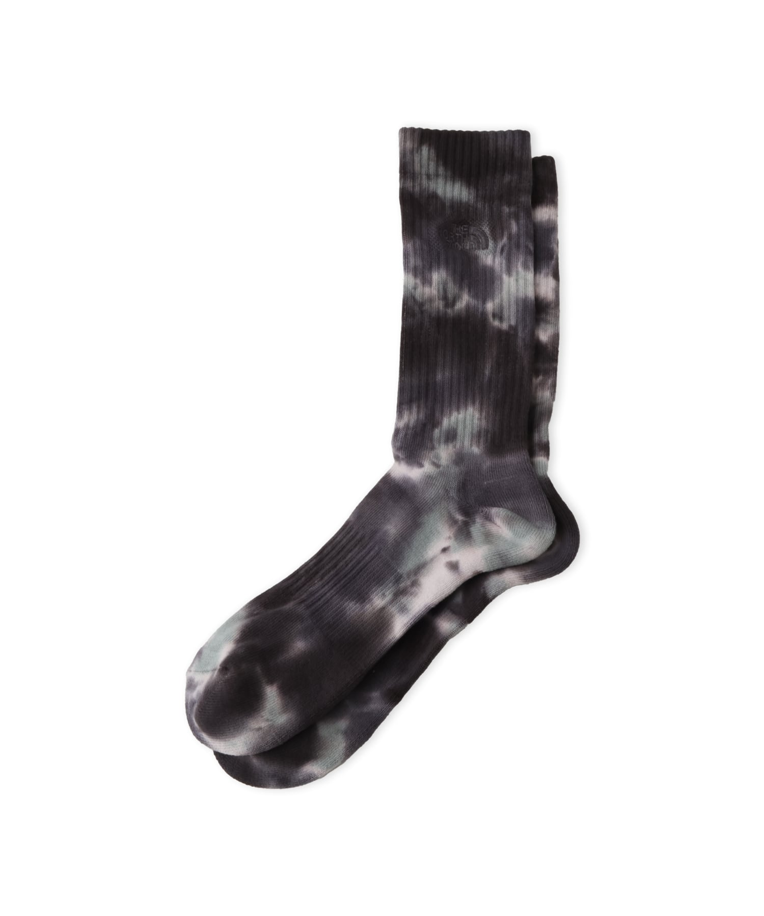 THE NORTH FACE TIE DYE CREW アスファルトのメイン画像