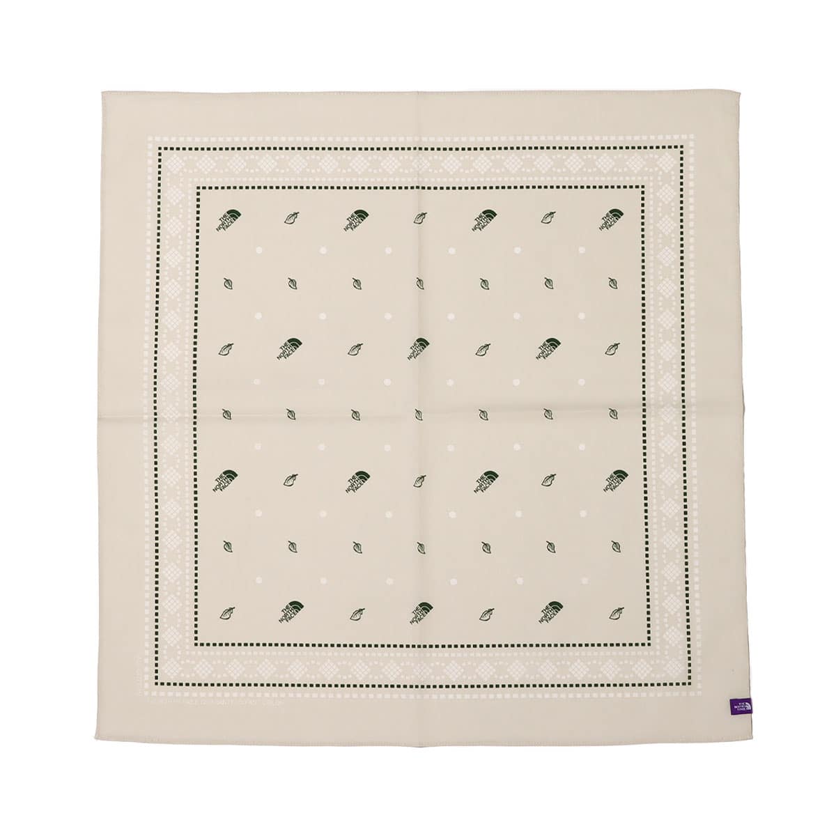 THE NORTH FACE PURPLE LABEL Field Graphic Bandana Beige 23SS-Iのメイン画像