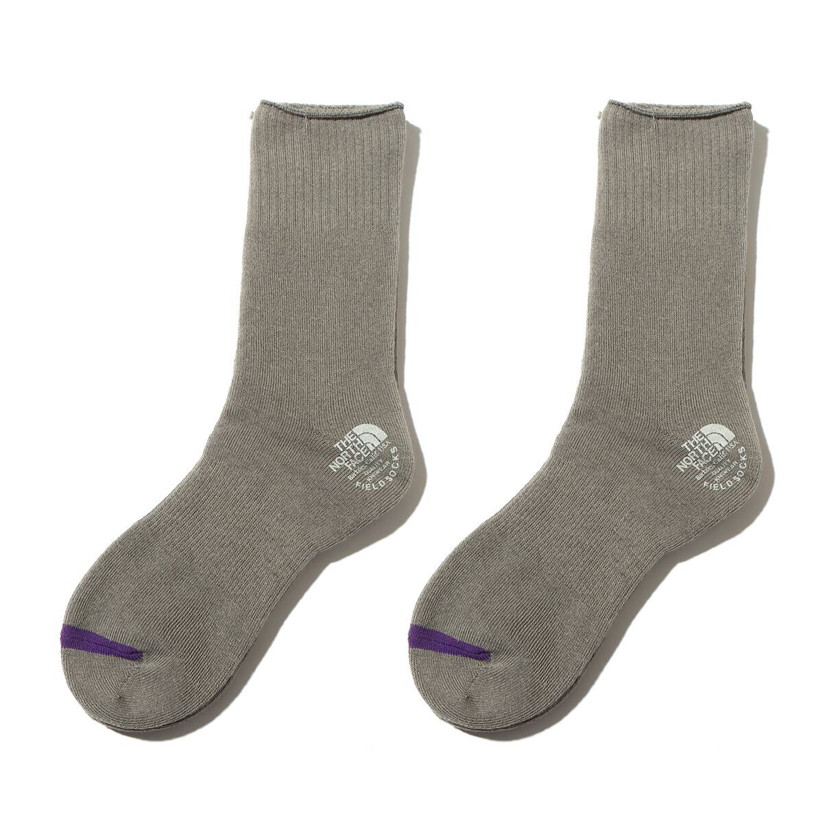 THE NORTH FACE PURPLE LABEL Pack Field Socks 2P Gray 24SS-I_photo_large