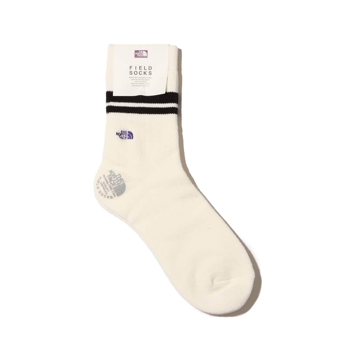 THE NORTH FACE PURPLE LABEL Field Line Socks Black 24SS-Iのメイン画像