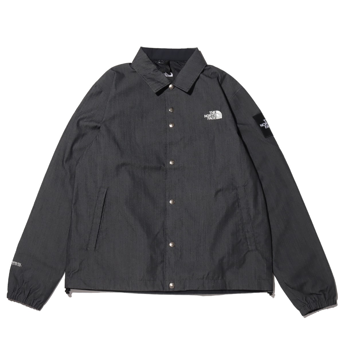 IDナイロンインディゴデニム美品 THE NORTH FACE GTX Denim Coach Jacket