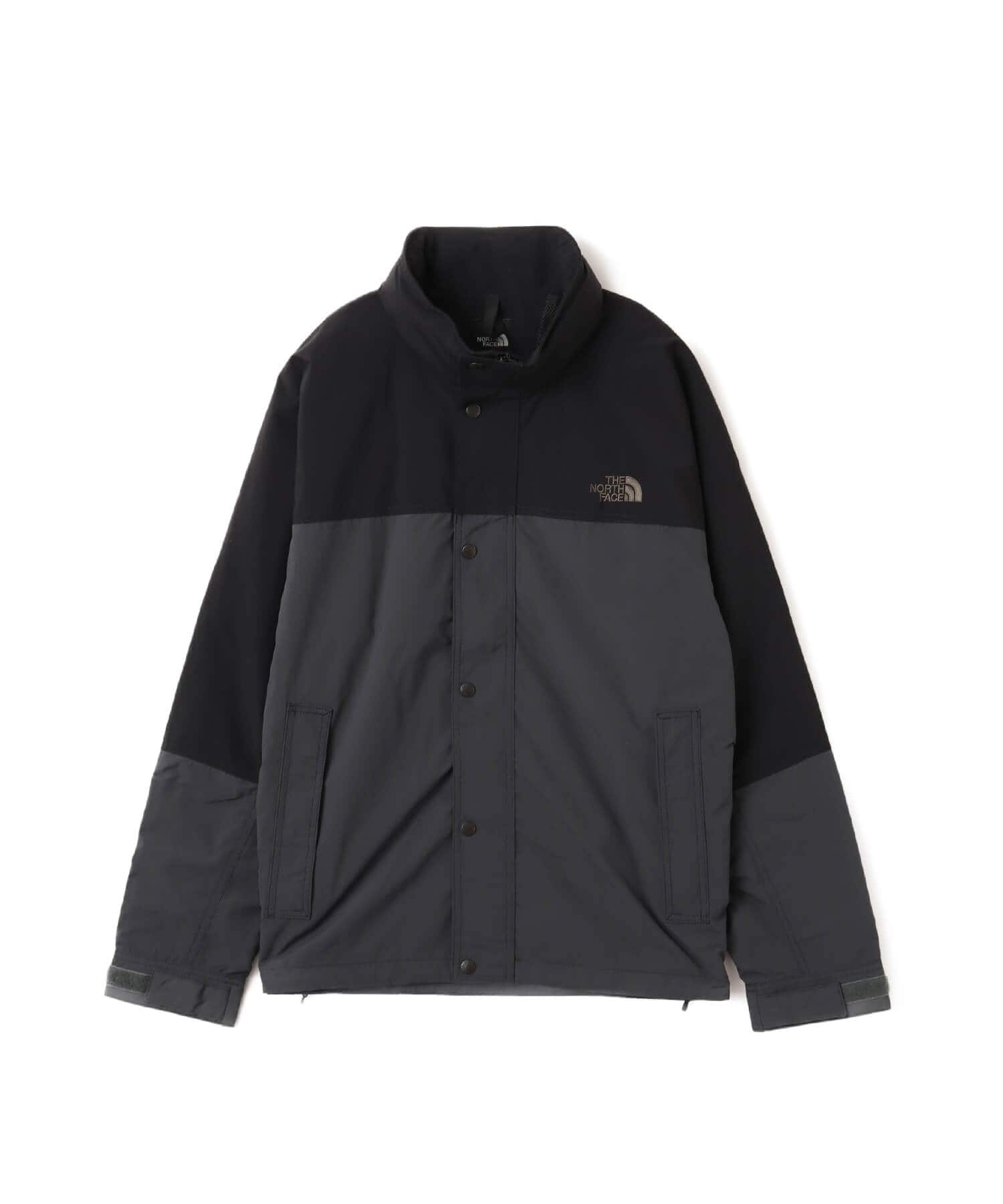 THE NORTH FACE Hydrena Wind Jacket ブラックxアスファルトグレーのメイン画像