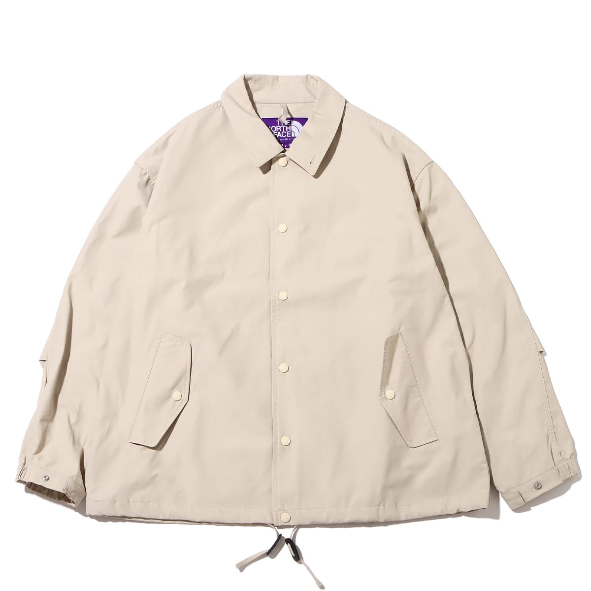 THE NORTH FACE PURPLE LABEL Mountain Wind Coach Jacket Light Beige